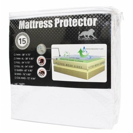 SUPERIOR Superior MATT PRO QN Superior Hypoallergenic 100% Waterproof Queen Premium Mattress Protector - 15 Year Warranty MATT PRO QN